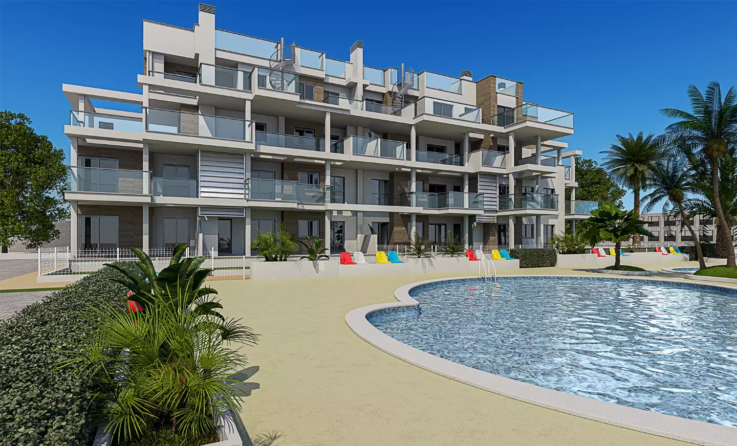 Residencial Victoria IV Apartamentos in Denia - eksteriør foto 1