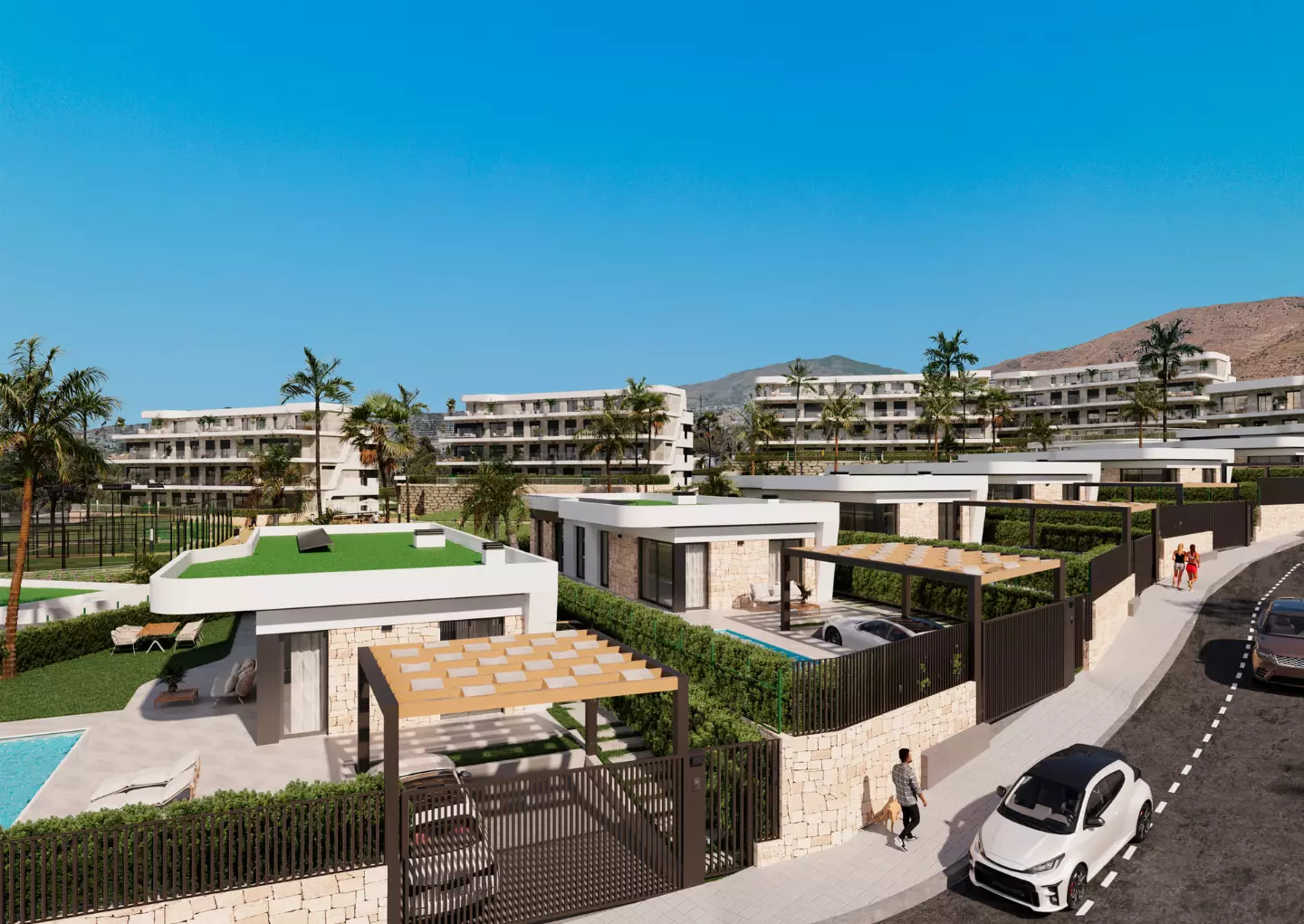 Sierra Cortina Apartaments in Finestrat - eksteriør foto 1