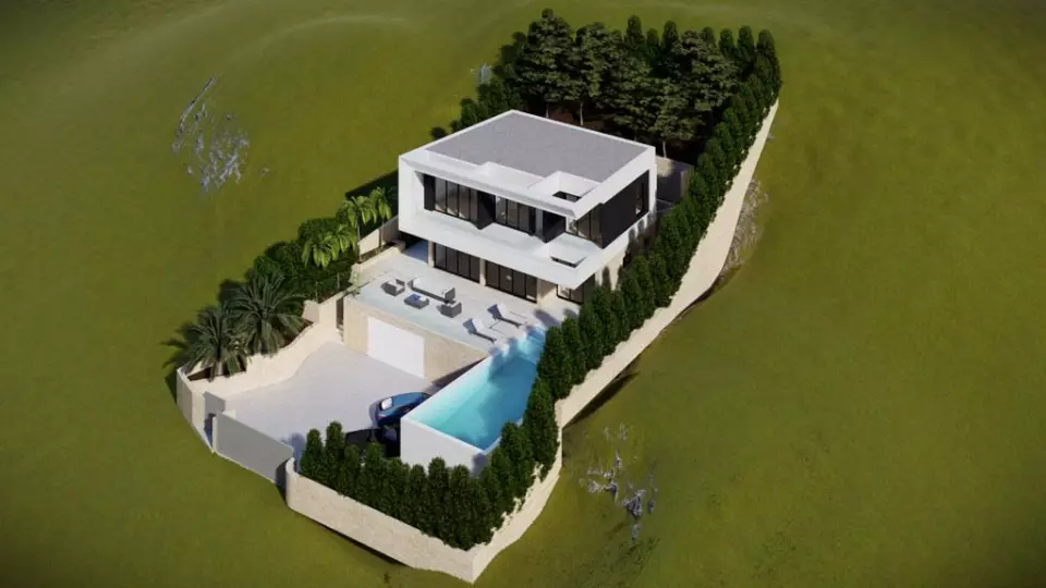 Parcela Villa Italia in Altea - Außenansicht Foto 1