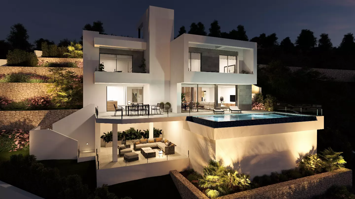 Lirios Desing- Villa Indigo in Cumbre del Sol - widok zewnętrzny zdjęcie 1