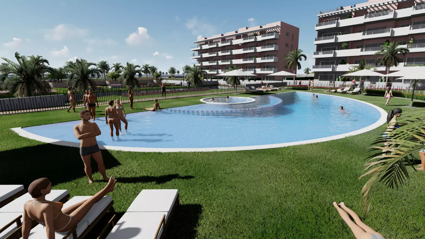 Vista Azul XXXVII Spa y Resort Fase I - II- III in Guardamar del Segura - exteriör foto 1