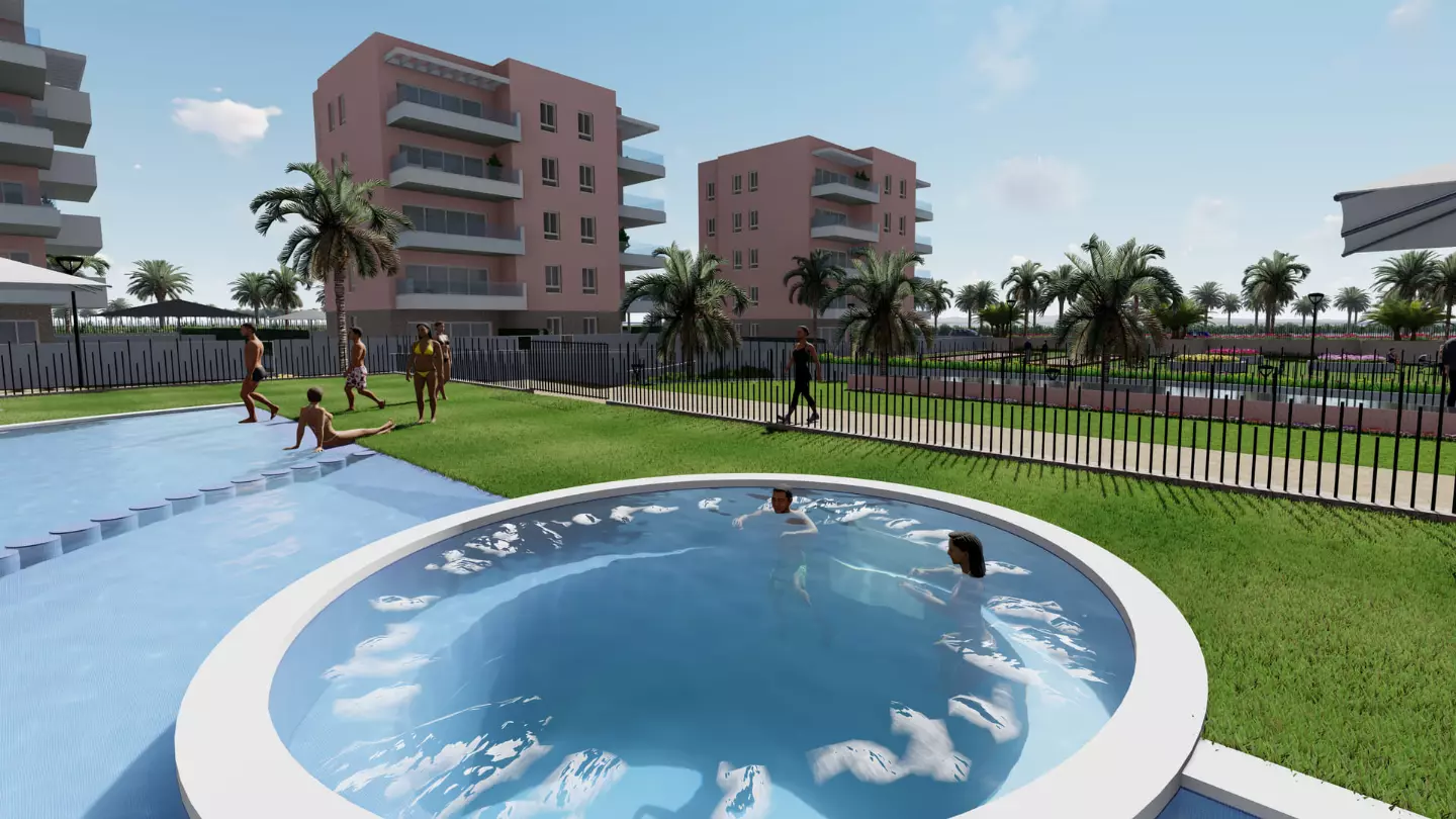 Vista Azul XXXVII Spa y Resort Fase I - II- III in Guardamar del Segura - exteriör foto 1