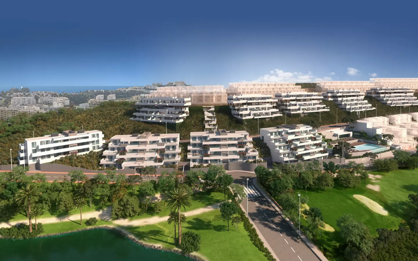 NaviGolf Suites I in La Cala de Mijas - eksteriør foto 1