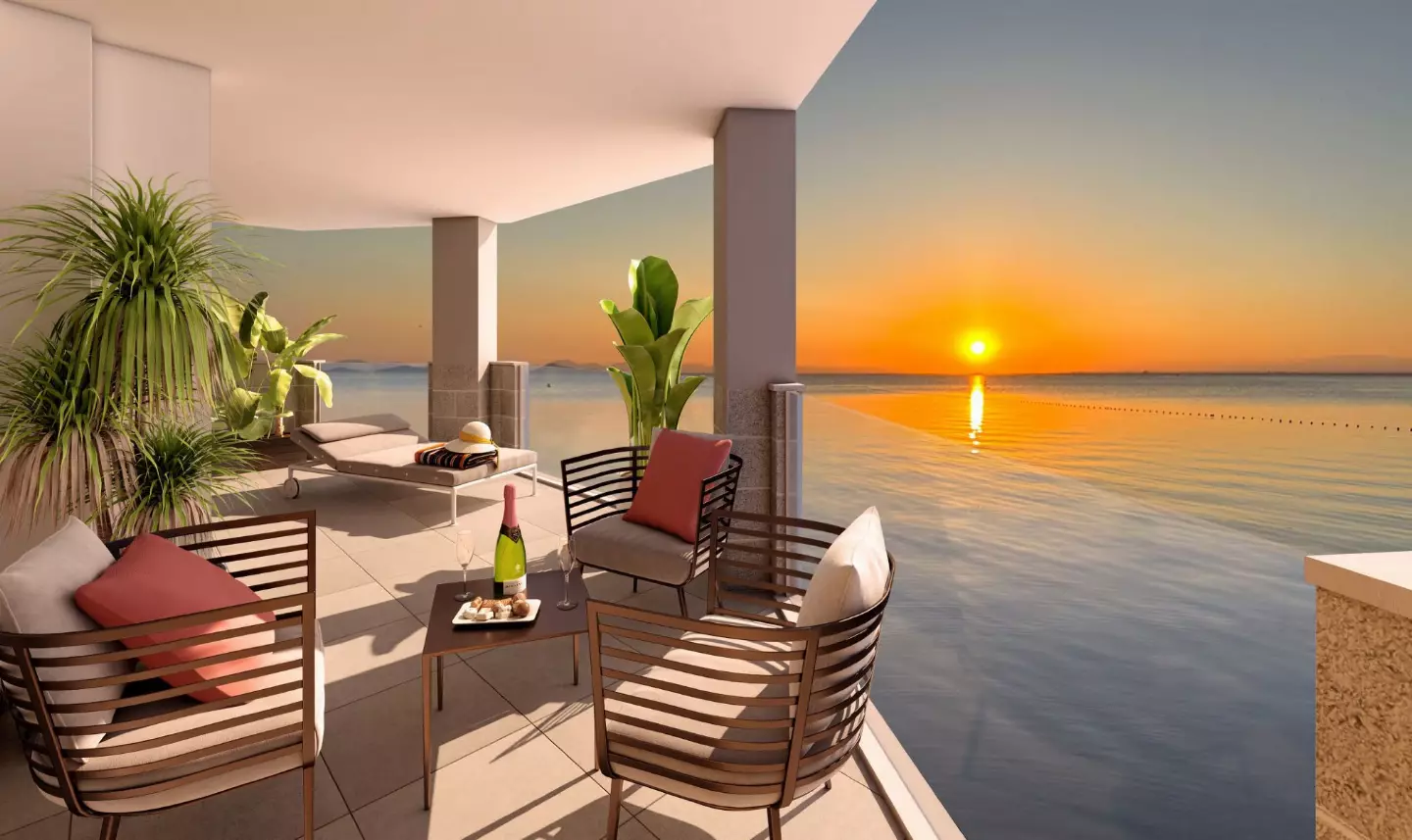 Residencial Playa Principe in La Manga del Mar Menor - exterior photo 1
