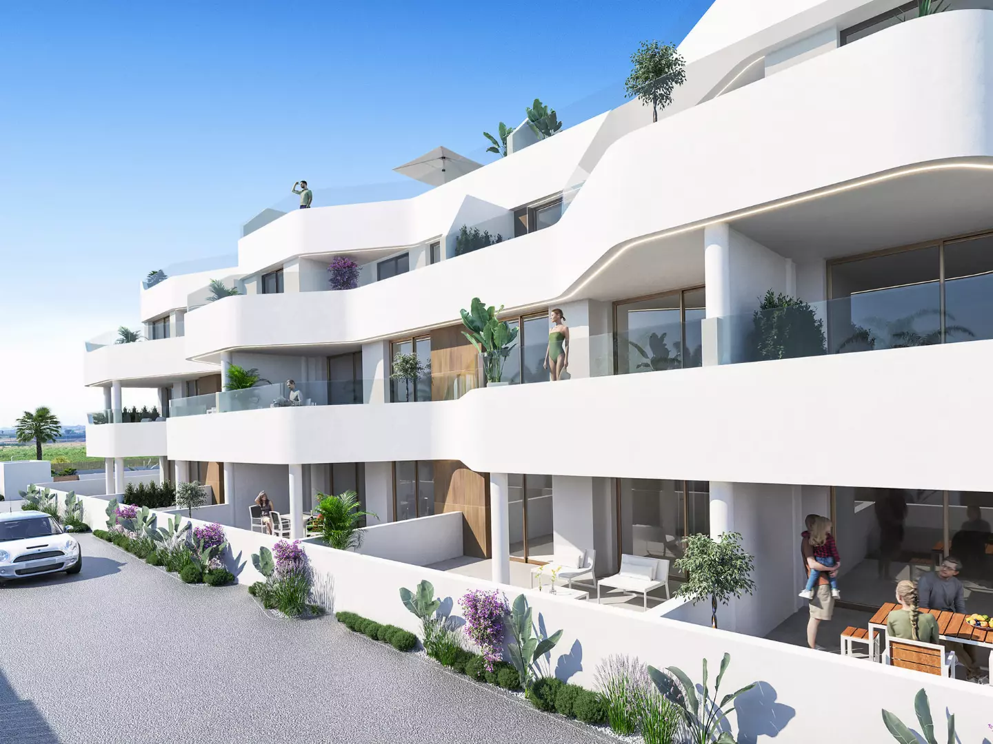 Serena Breeze Apartments in Los Alcázares - Außenansicht Foto 1