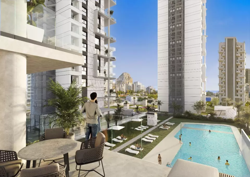 Towers II in Calpe - экстерьер фото 1