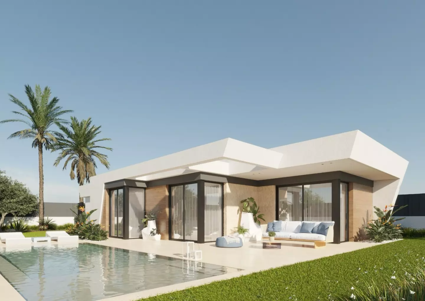 Villas La Quinta IV Blanca in Molina de Segura - eksteriør foto 1