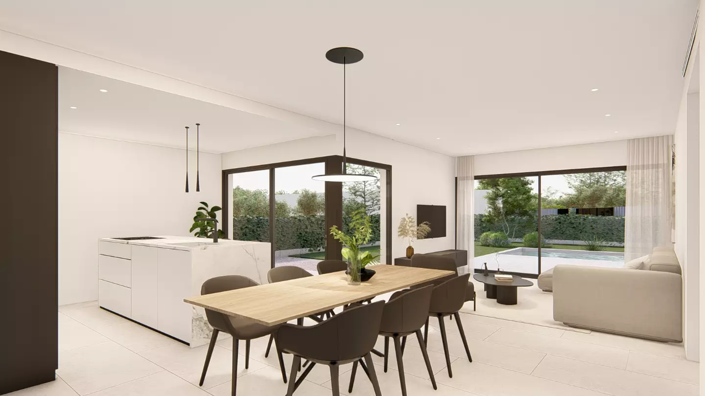 Villas La Quinta IV Blanca in Molina de Segura - eksteriør foto 1