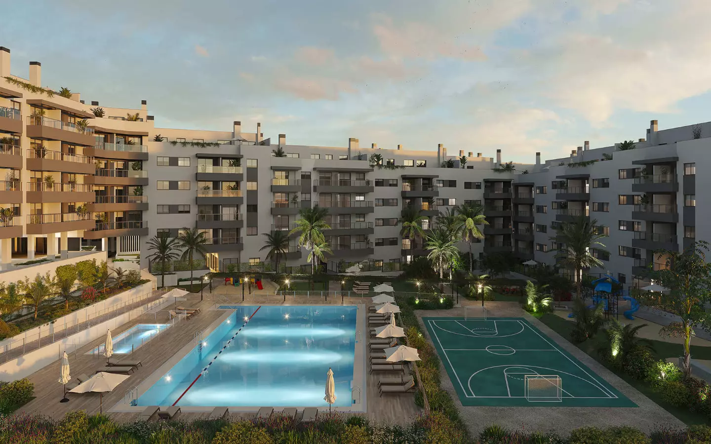 Suite Mijas in Las Lagunas de Mijas - eksteriør foto 1
