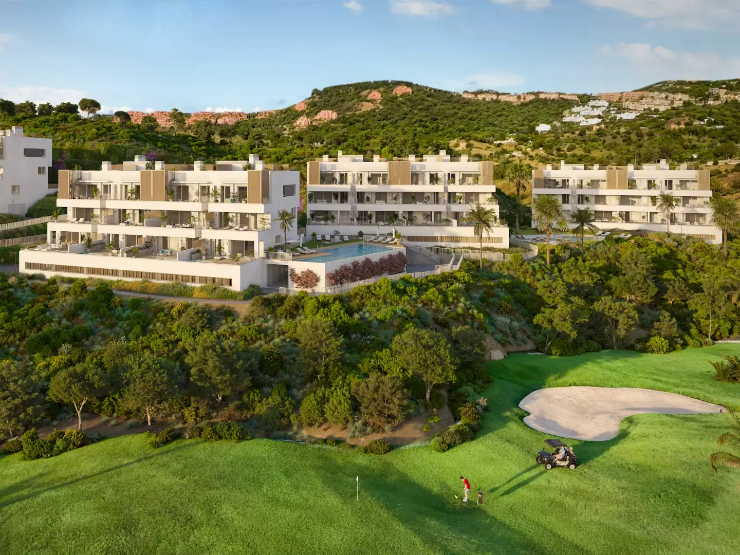 Sunrise Golf Residences in Mijas - eksteriør foto 1