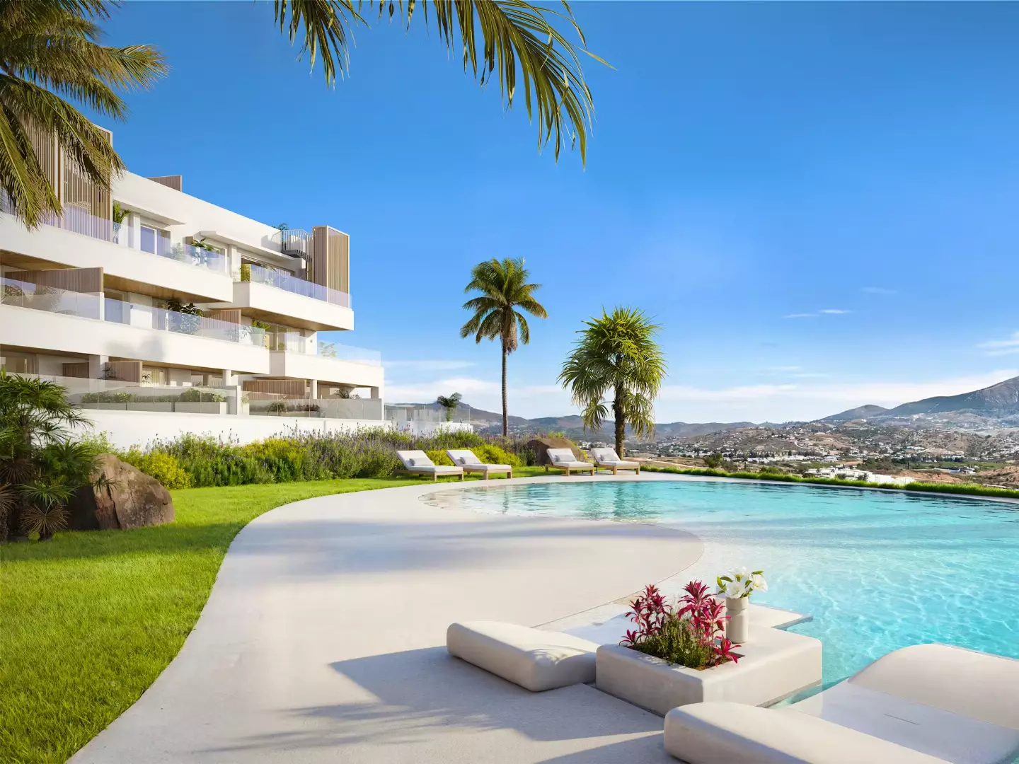 Sunrise Golf Residences in Mijas - eksteriør foto 1