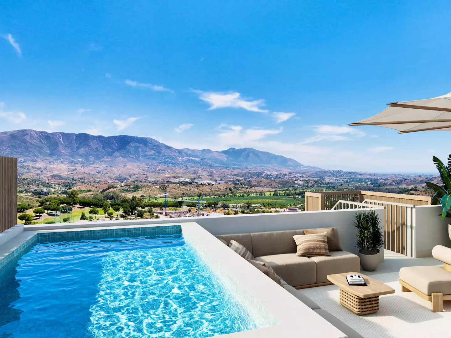 Sunrise Golf Residences in Mijas - eksteriør foto 1