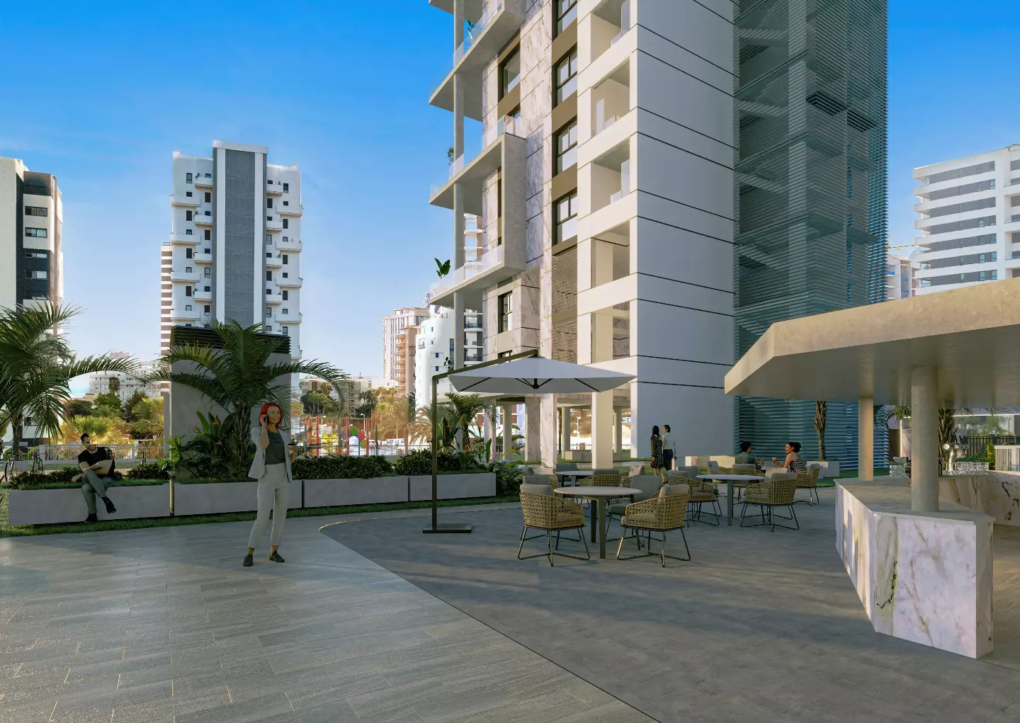 Towers III in Calpe - eksteriør foto 1