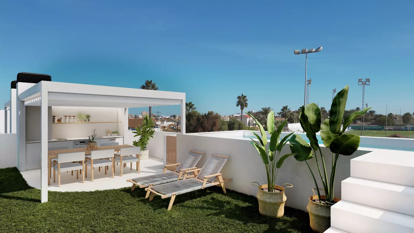 Alma Bungalows in San Pedro del Pinatar - exteriör foto 1