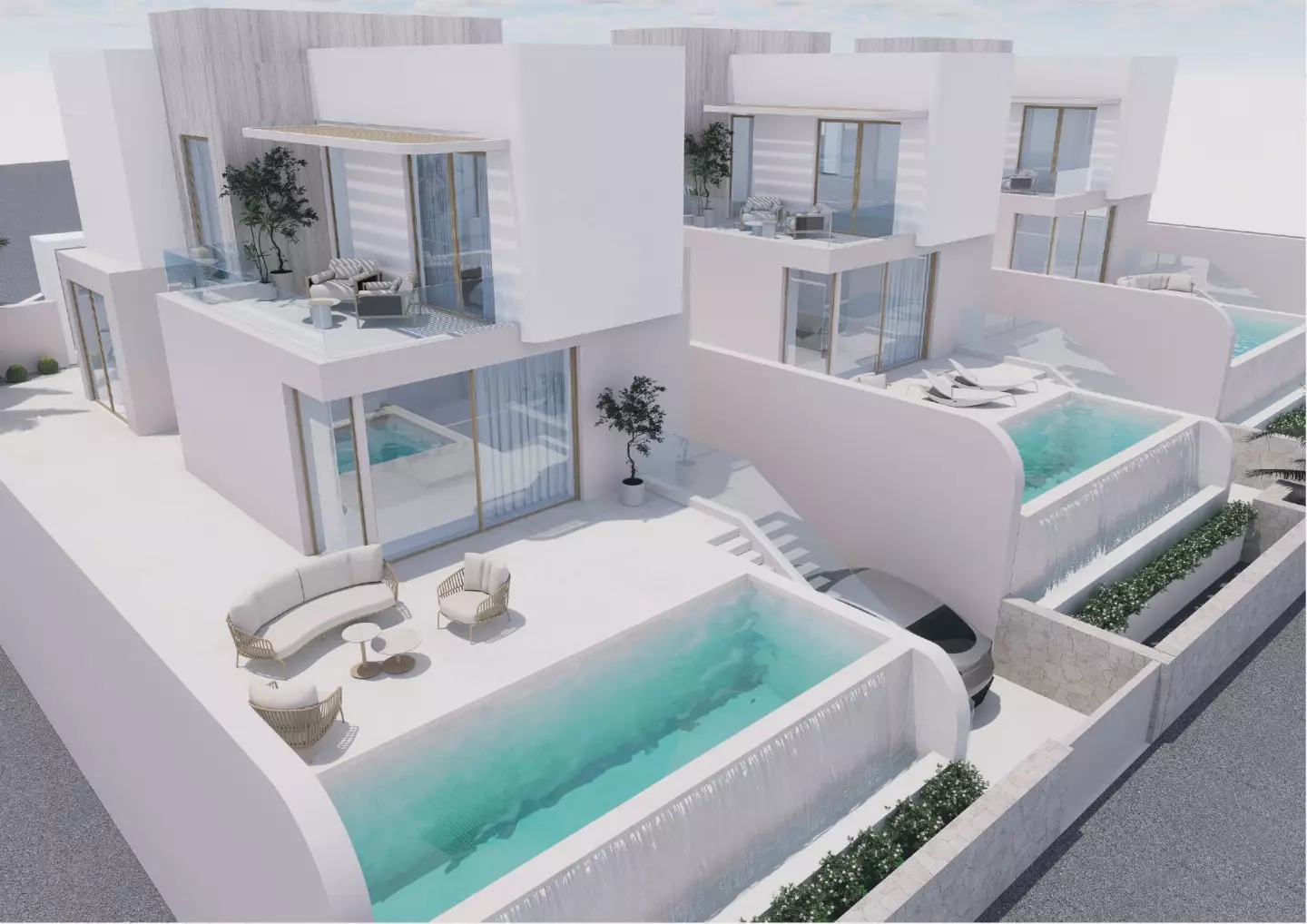 Villas Caliza in Algorfa - exteriér foto 1