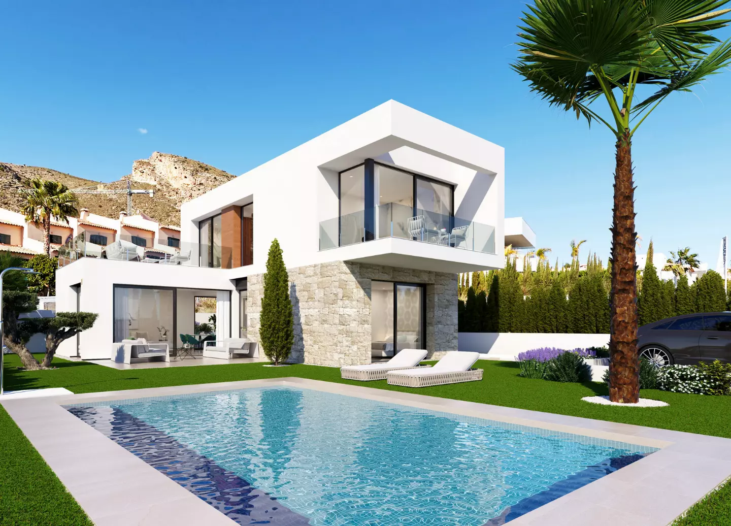 Sea View 6 Villas in Finestrat - exterior photo 1