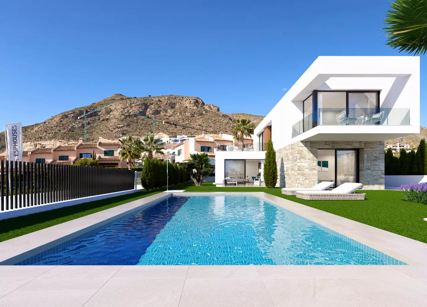 Sea View 6 Villas in Finestrat - exterior photo 1