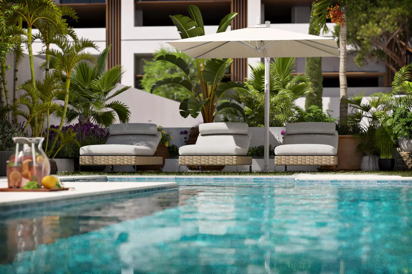 Porto Beach Residencial in La Vila Joiosa - eksteriør foto 1