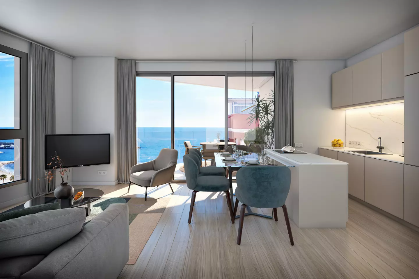 Porto Beach Residencial in La Vila Joiosa - eksteriør foto 1