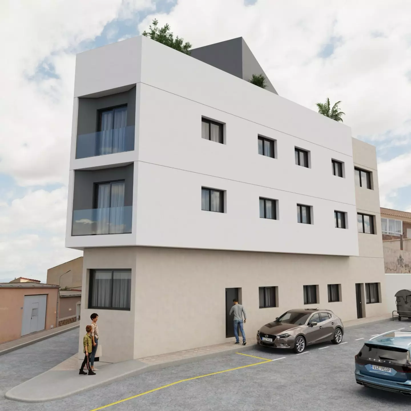 Edificio Basalto in Mazarrón - exteriör foto 1