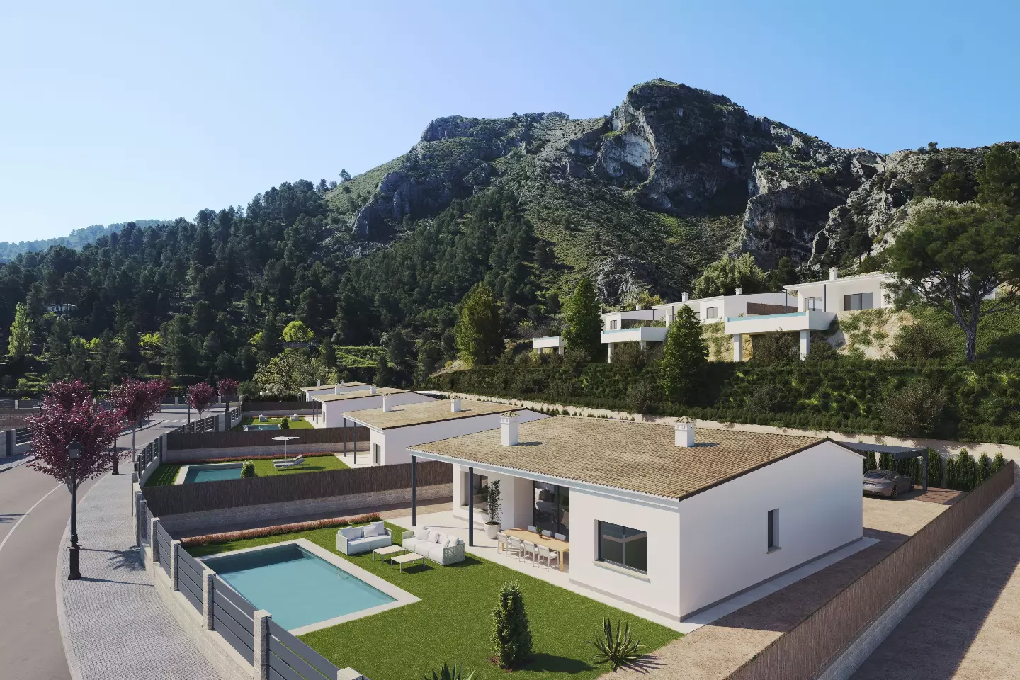 Villas El Olivar in Penáguila - Außenansicht Foto 1