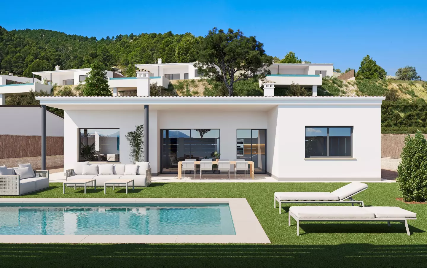Villas El Olivar in Penáguila - Außenansicht Foto 1