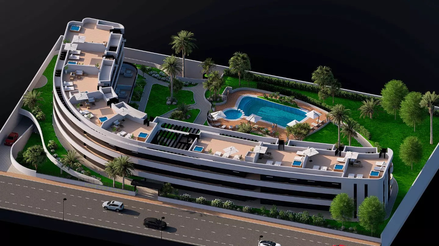 Edificio Torre Gold Garden in Los Alcázares - экстерьер фото 1