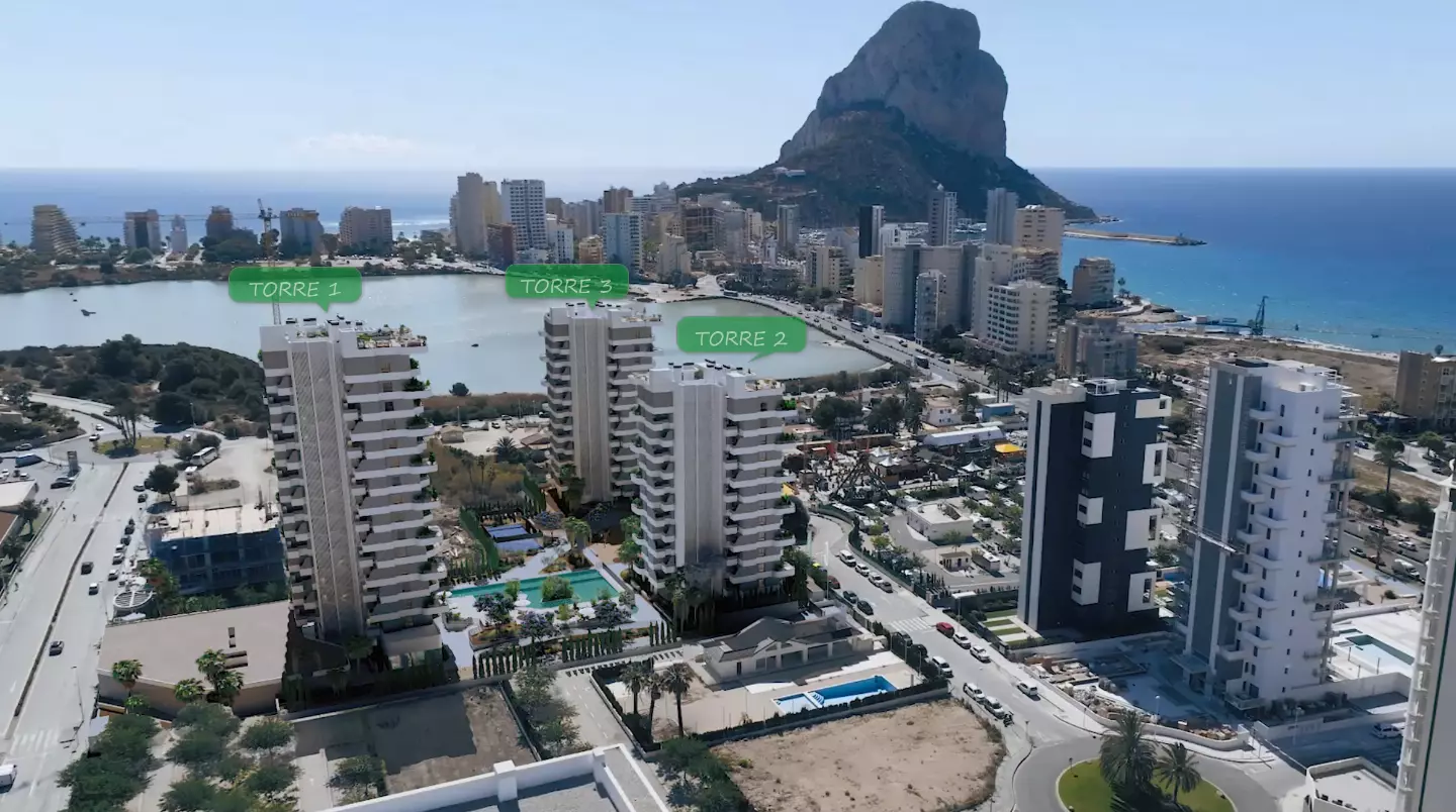 Salinas Towers in Calpe - Außenansicht Foto 1