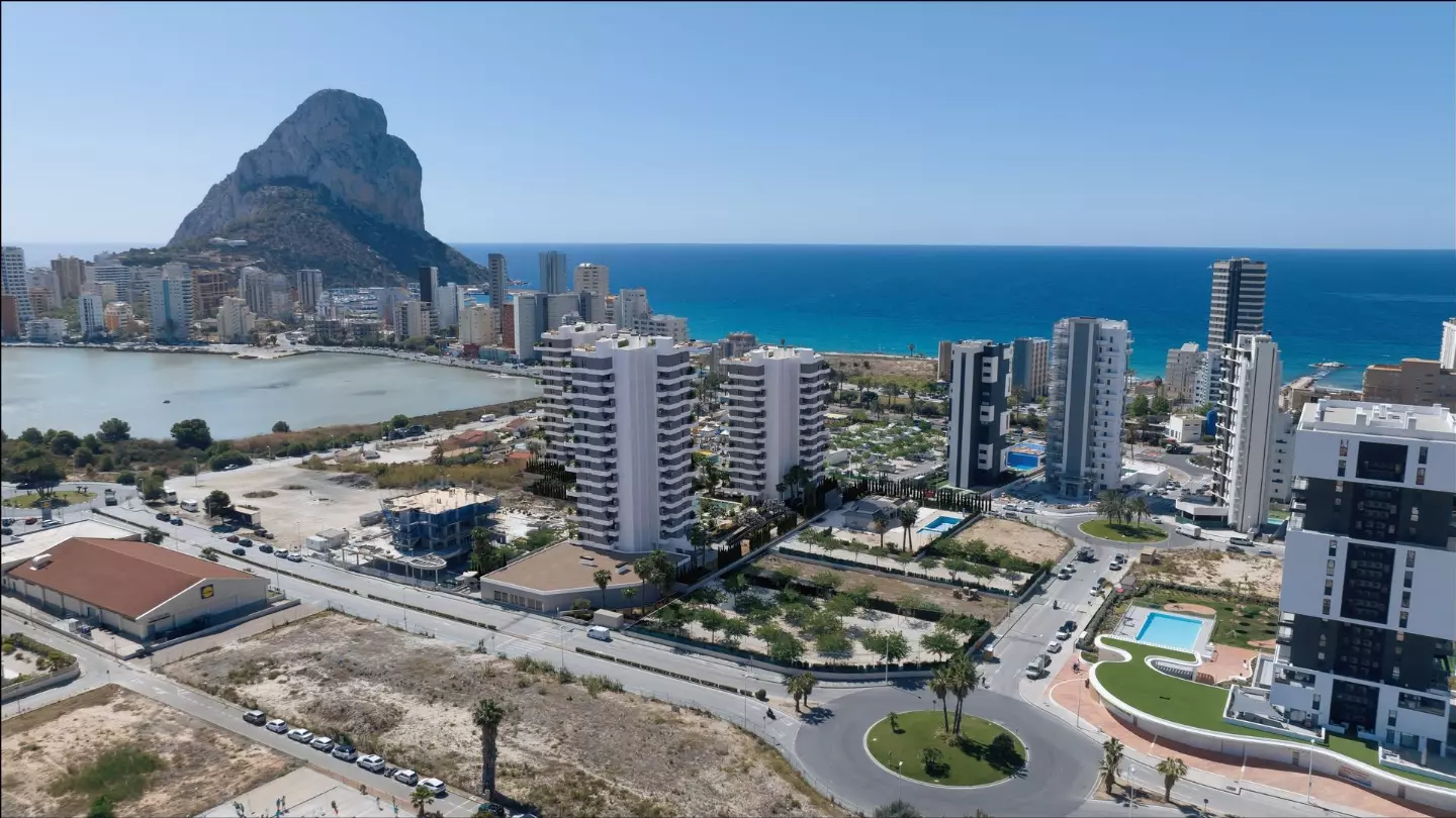Salinas Towers in Calpe - exteriör foto 1