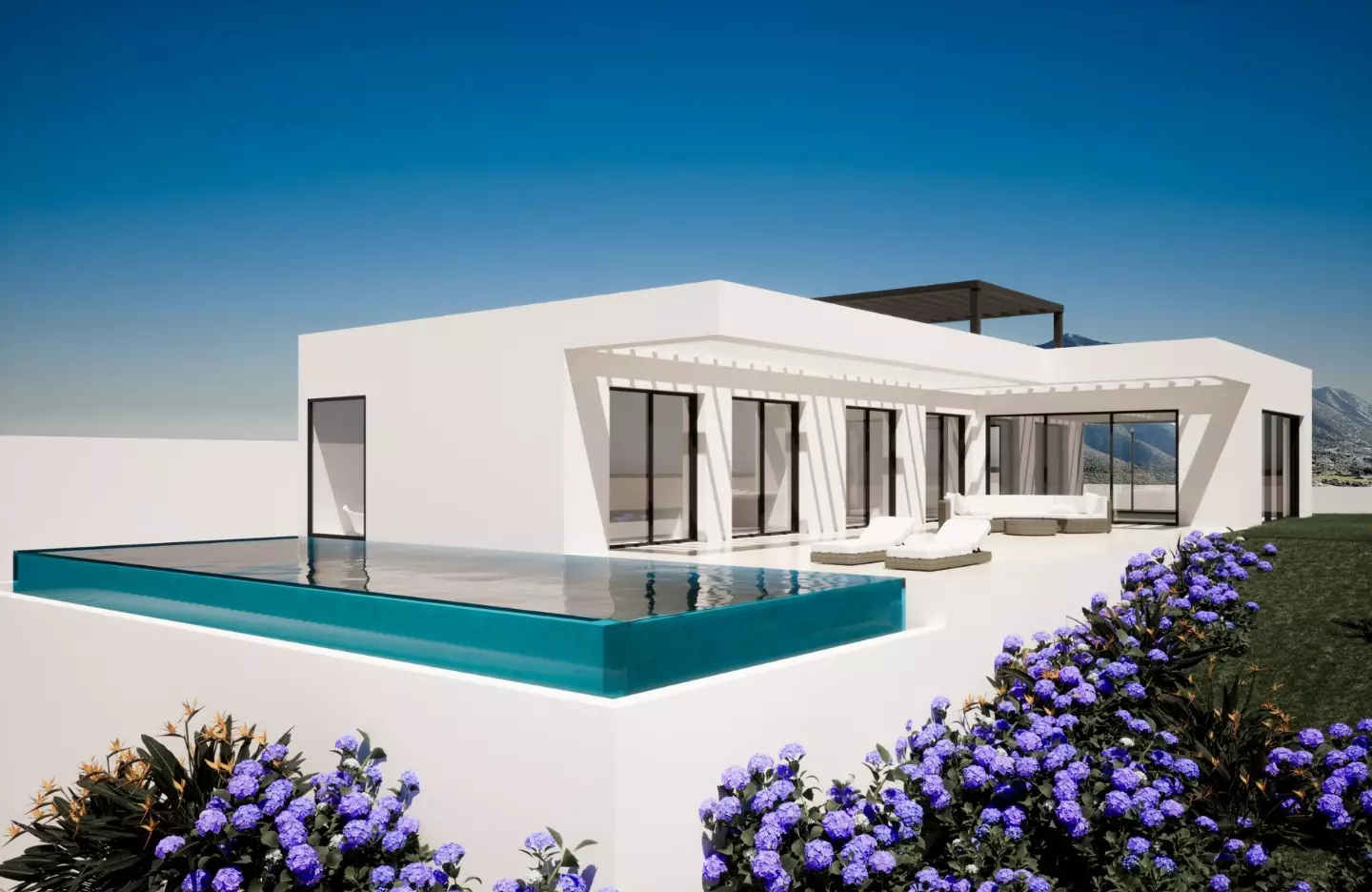 Villa Eagle in Mijas - eksteriør foto 1