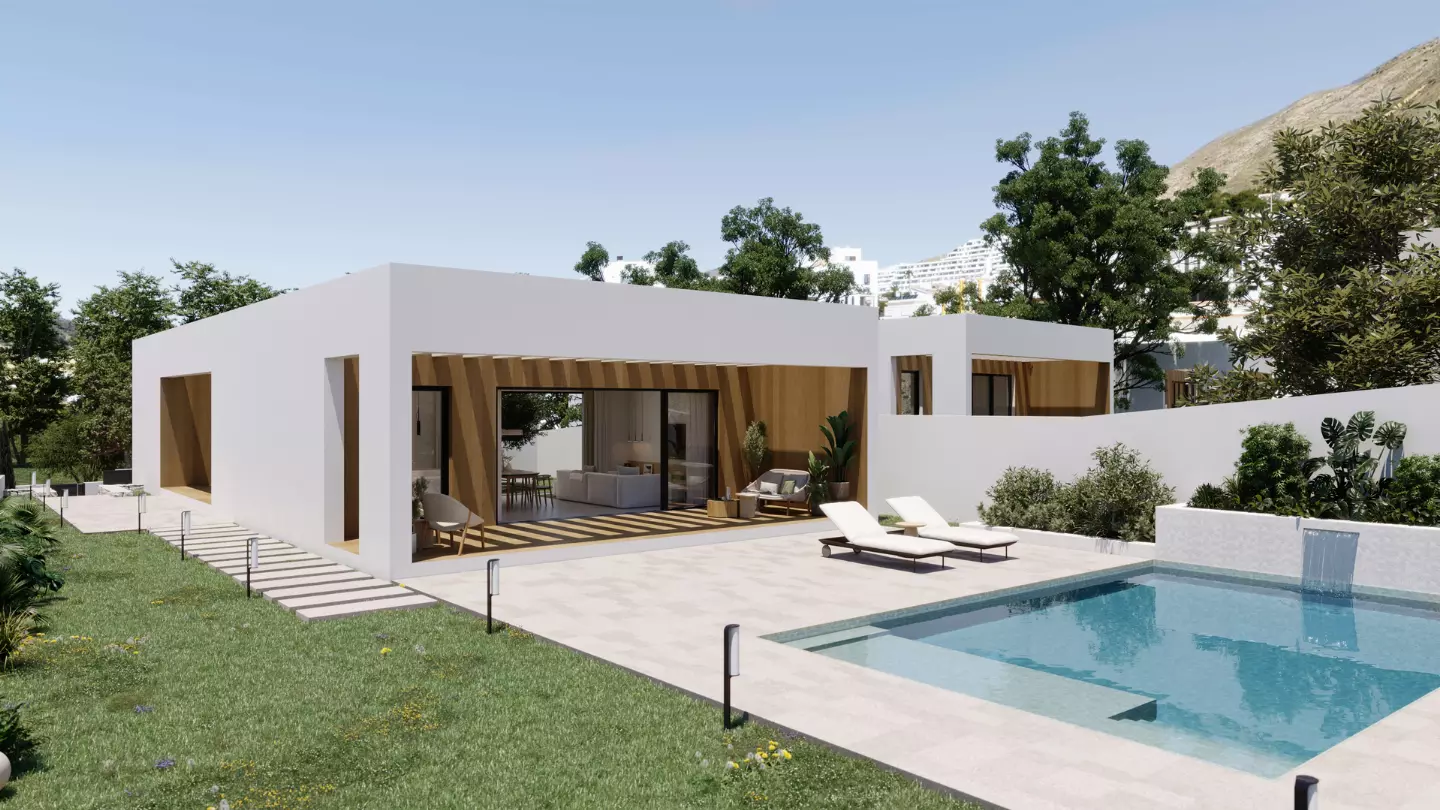 Villa Soller in Finestrat - eksteriør foto 1