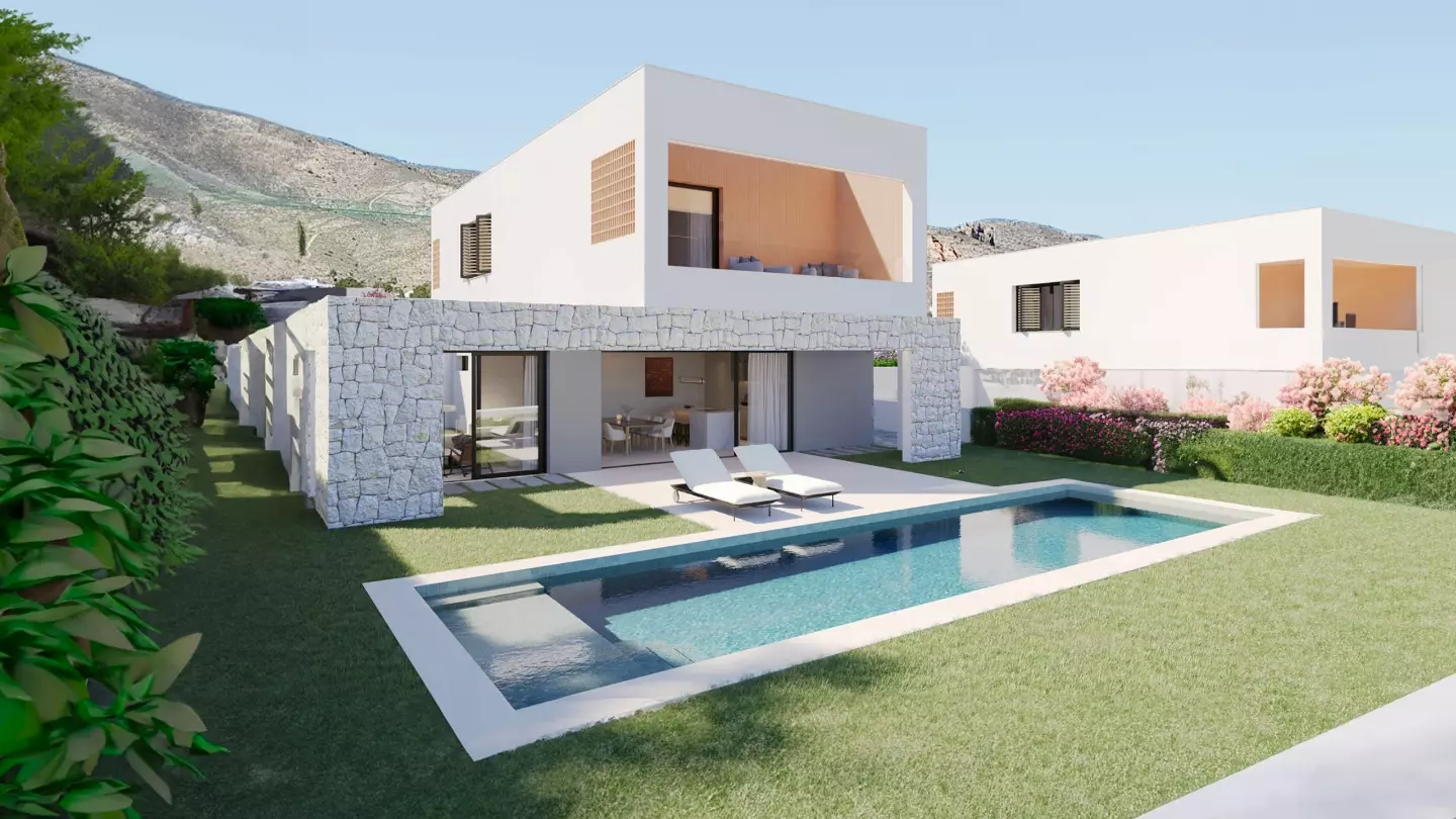Villa Petra in Finestrat - exteriér foto 1