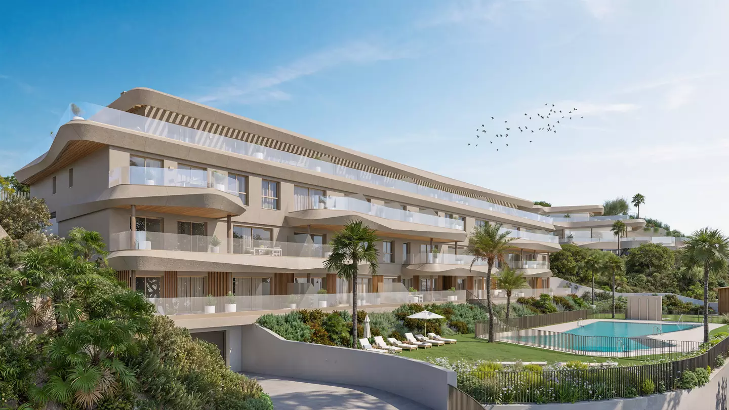 Vission Hills II Apartments in Las Lagunas de Mijas - экстерьер фото 1