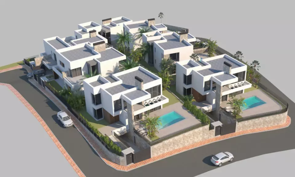 Lubina Villas in Las Farolas - Außenansicht Foto 1