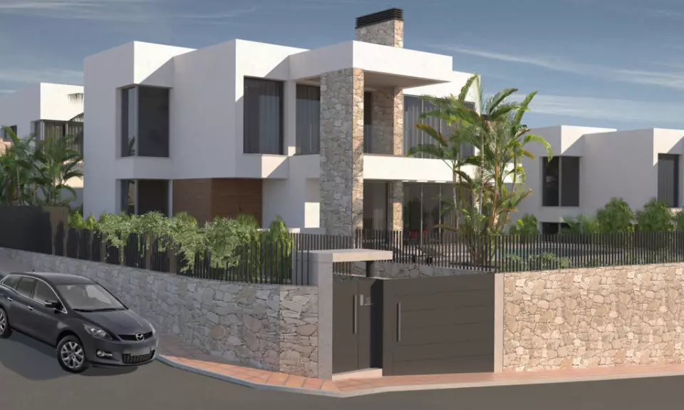 Lubina Villas in Las Farolas - Außenansicht Foto 1