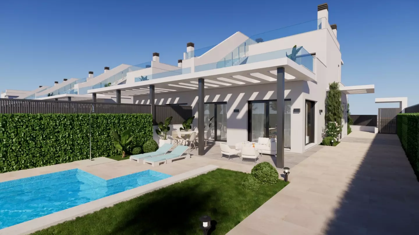 Infinity Beach Villas in Los Alcázares - exterior foto 1