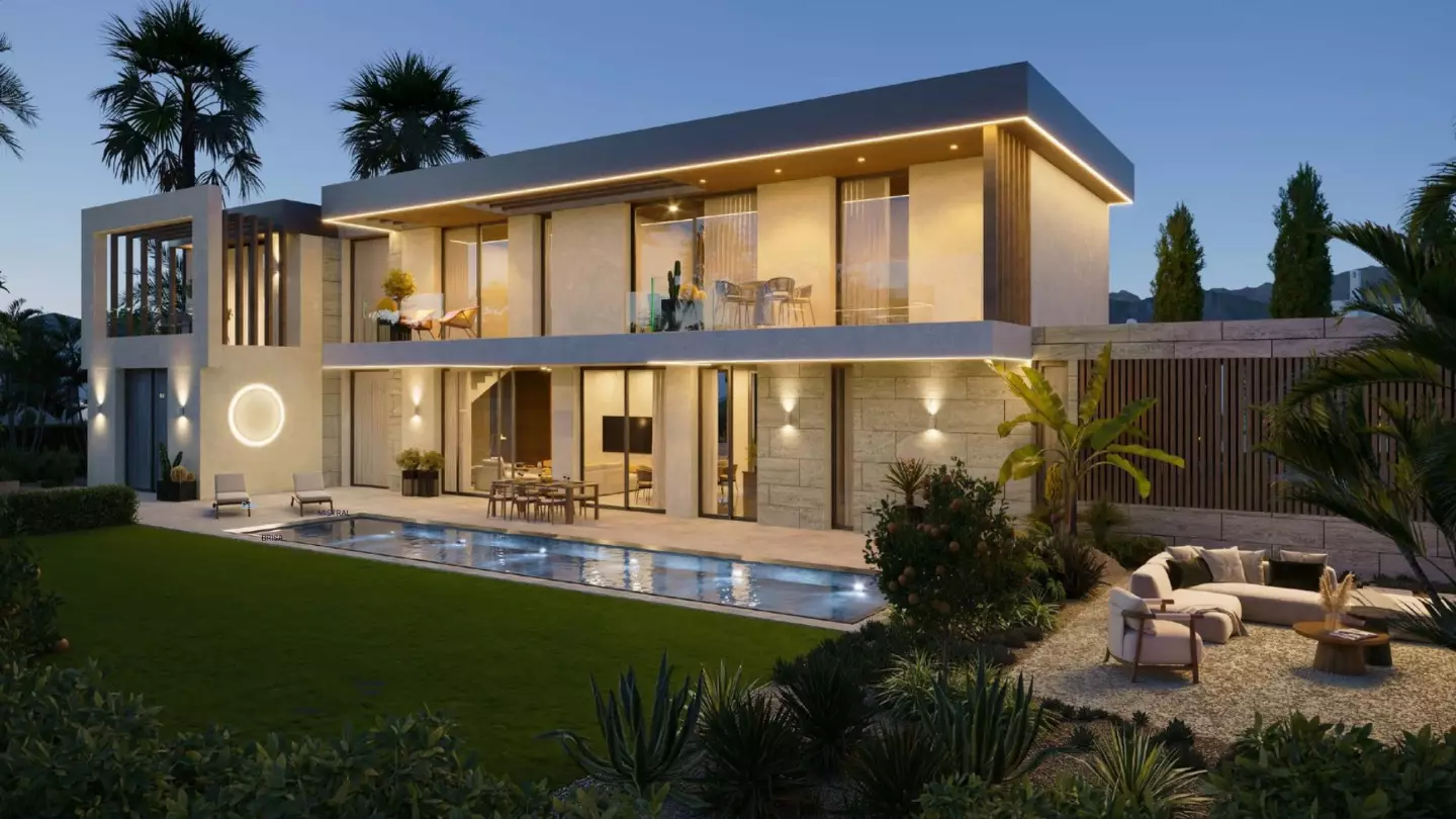 Ocean 11 Villas Gregal y Tramuntana in Estepona - exteriör foto 1