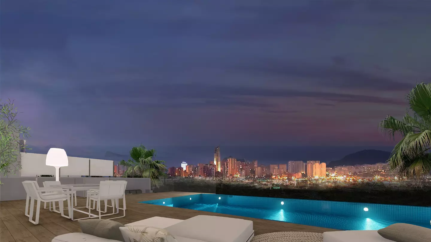 Residencial Orange in Finestrat - extérieur photo 1